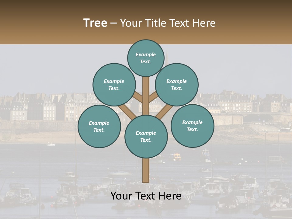 Brittany France Harbor PowerPoint Template