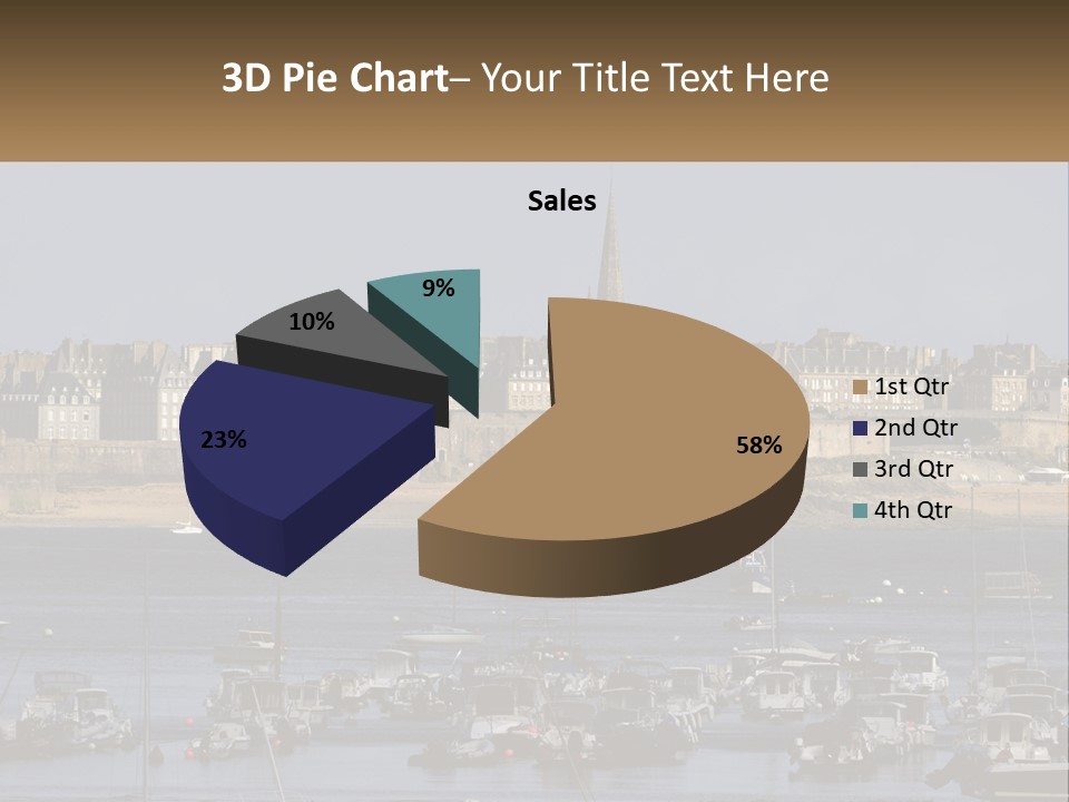 Brittany France Harbor PowerPoint Template