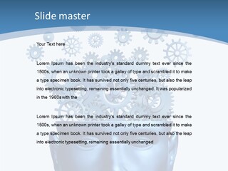 Isolated Classroom Cloud PowerPoint Template