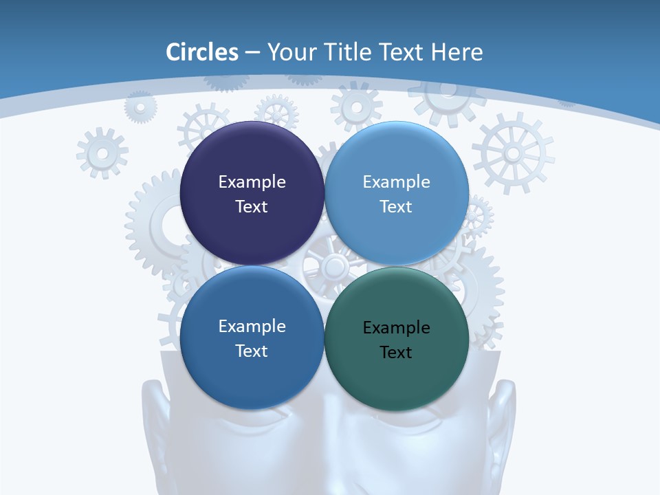 Isolated Classroom Cloud PowerPoint Template