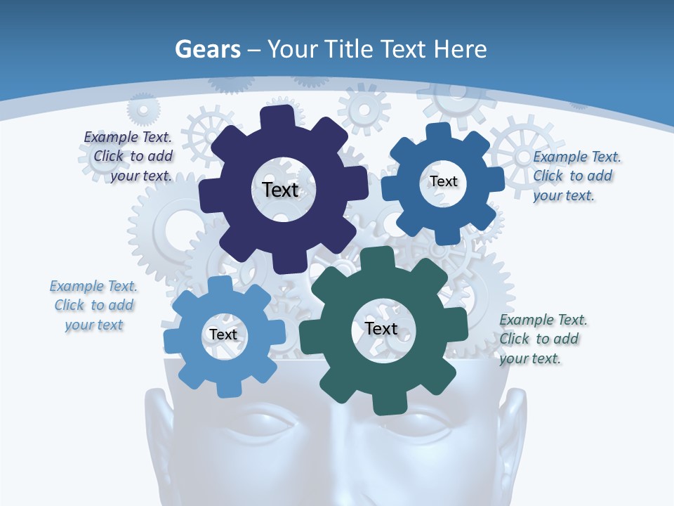 Isolated Classroom Cloud PowerPoint Template