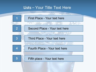 Isolated Classroom Cloud PowerPoint Template