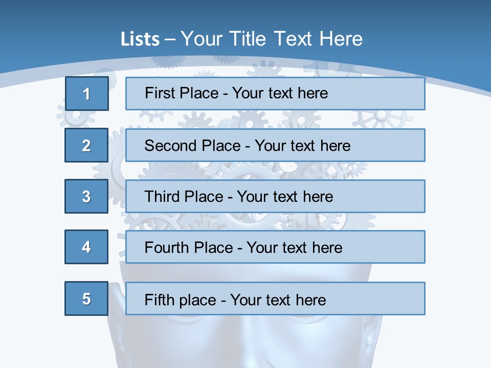 Isolated Classroom Cloud PowerPoint Template