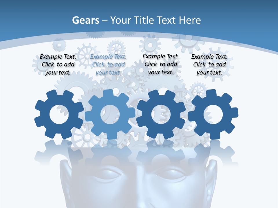 Isolated Classroom Cloud PowerPoint Template