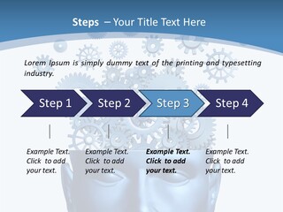 Isolated Classroom Cloud PowerPoint Template