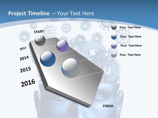 Isolated Classroom Cloud PowerPoint Template