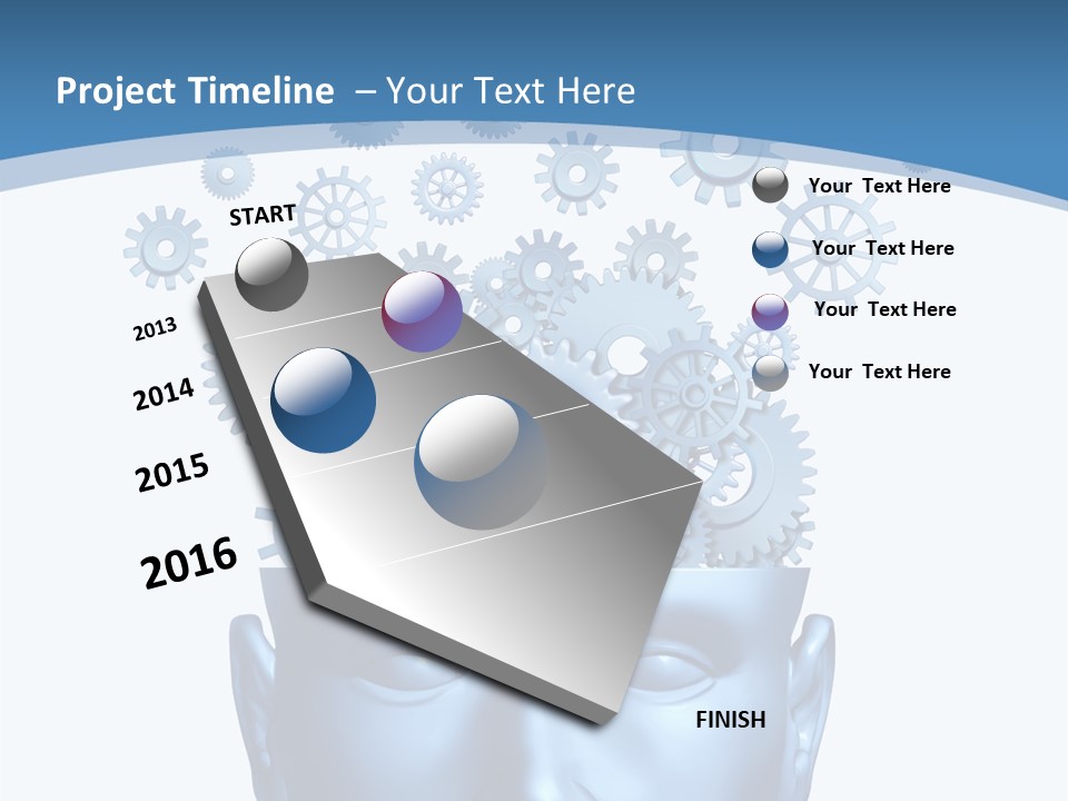 Isolated Classroom Cloud PowerPoint Template
