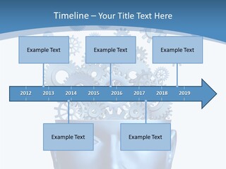 Isolated Classroom Cloud PowerPoint Template