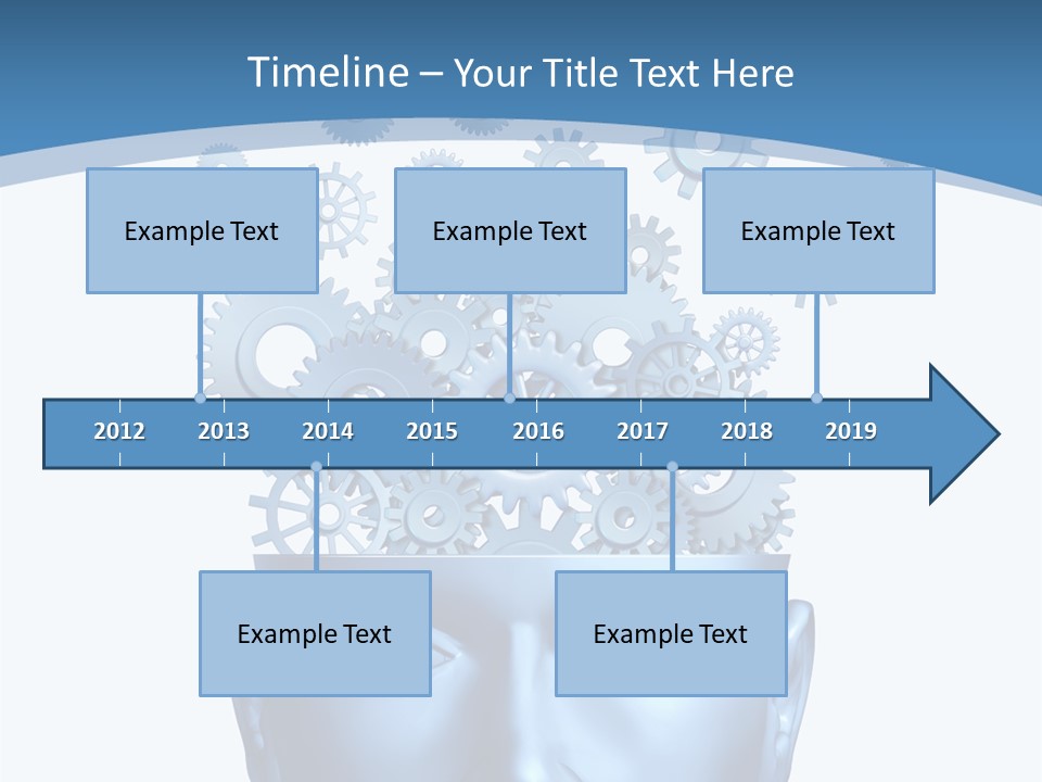 Isolated Classroom Cloud PowerPoint Template