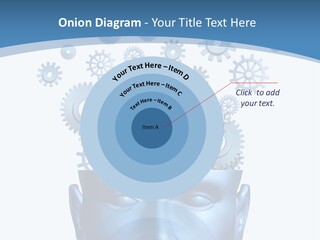 Isolated Classroom Cloud PowerPoint Template
