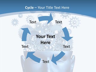 Isolated Classroom Cloud PowerPoint Template
