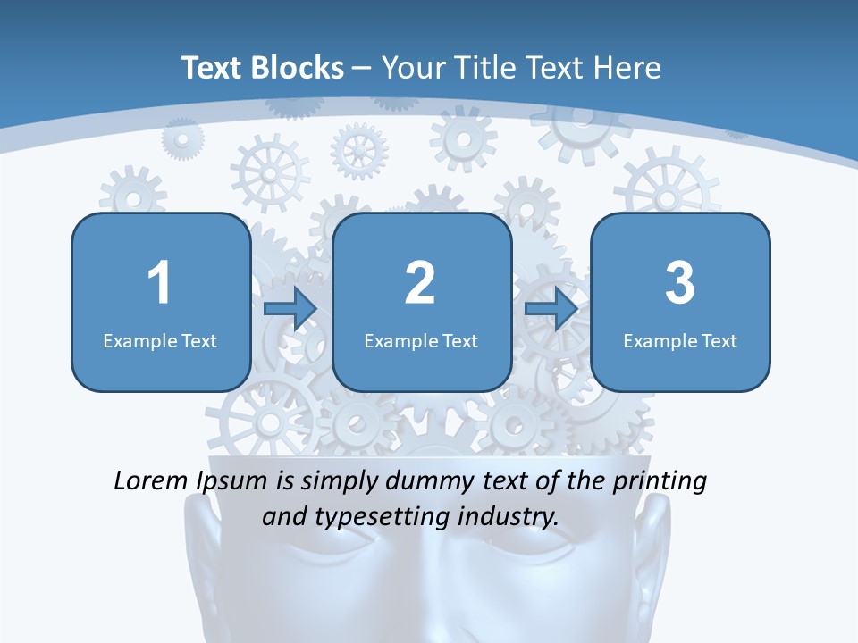 Isolated Classroom Cloud PowerPoint Template