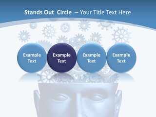 Isolated Classroom Cloud PowerPoint Template