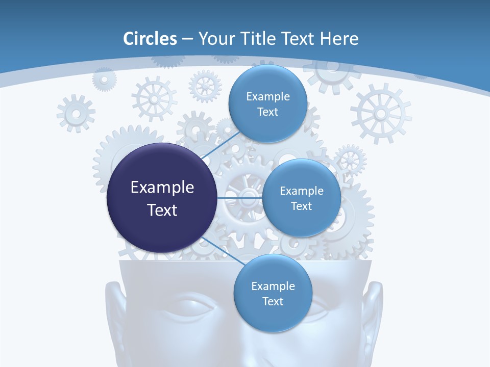 Isolated Classroom Cloud PowerPoint Template