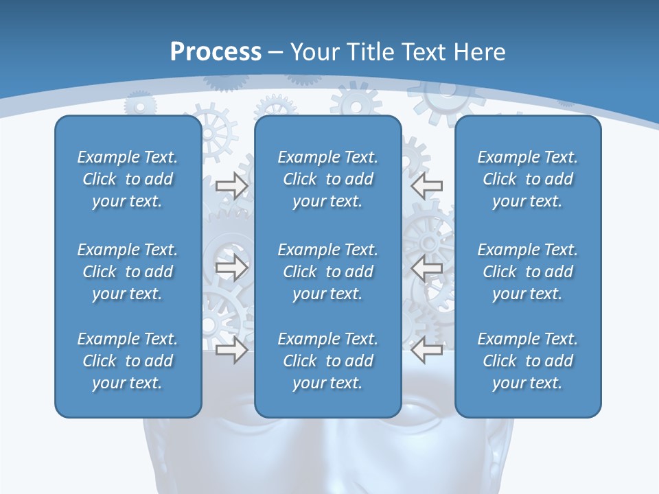 Isolated Classroom Cloud PowerPoint Template