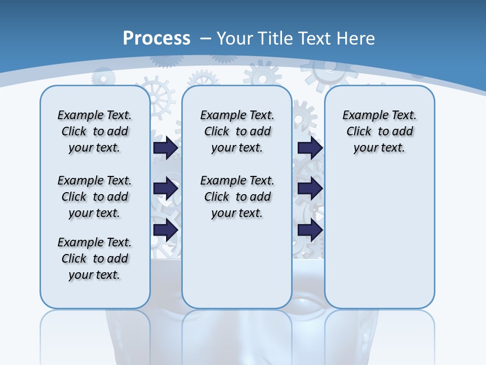 Isolated Classroom Cloud PowerPoint Template