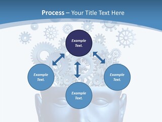 Isolated Classroom Cloud PowerPoint Template
