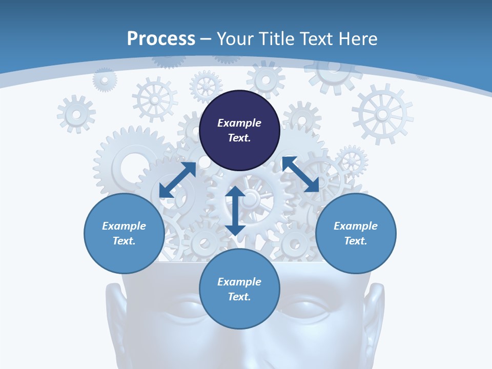 Isolated Classroom Cloud PowerPoint Template