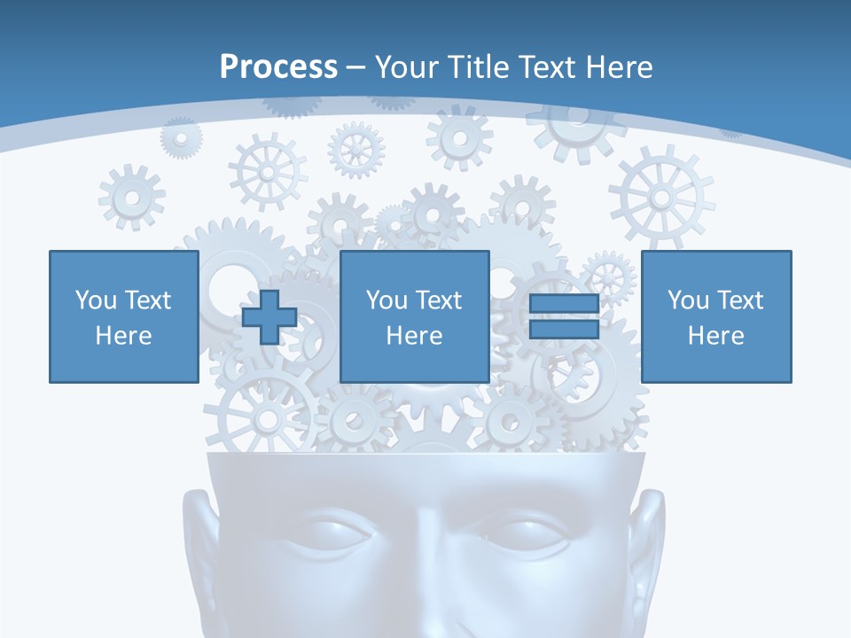 Isolated Classroom Cloud PowerPoint Template