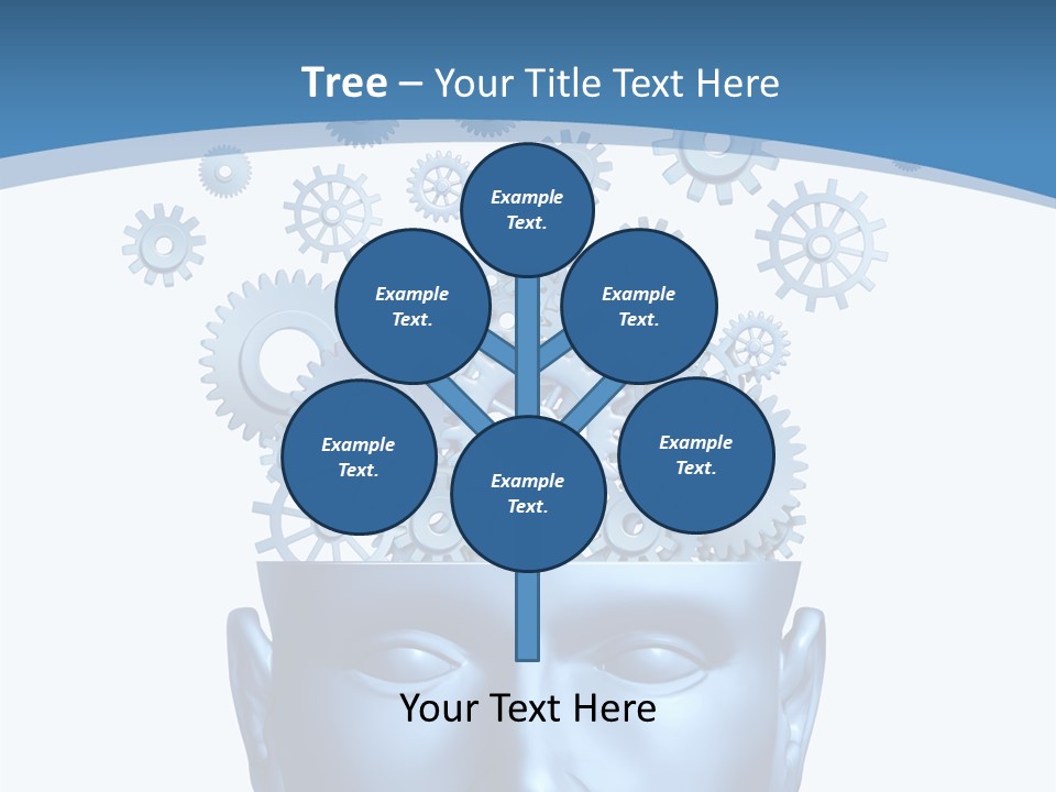 Isolated Classroom Cloud PowerPoint Template