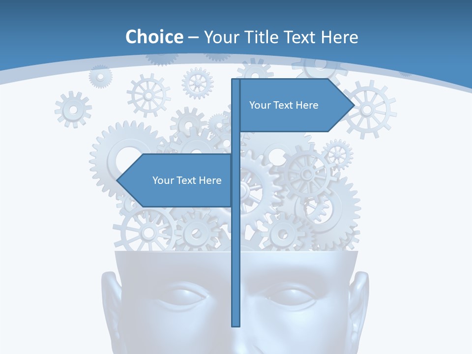 Isolated Classroom Cloud PowerPoint Template