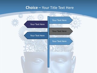 Isolated Classroom Cloud PowerPoint Template