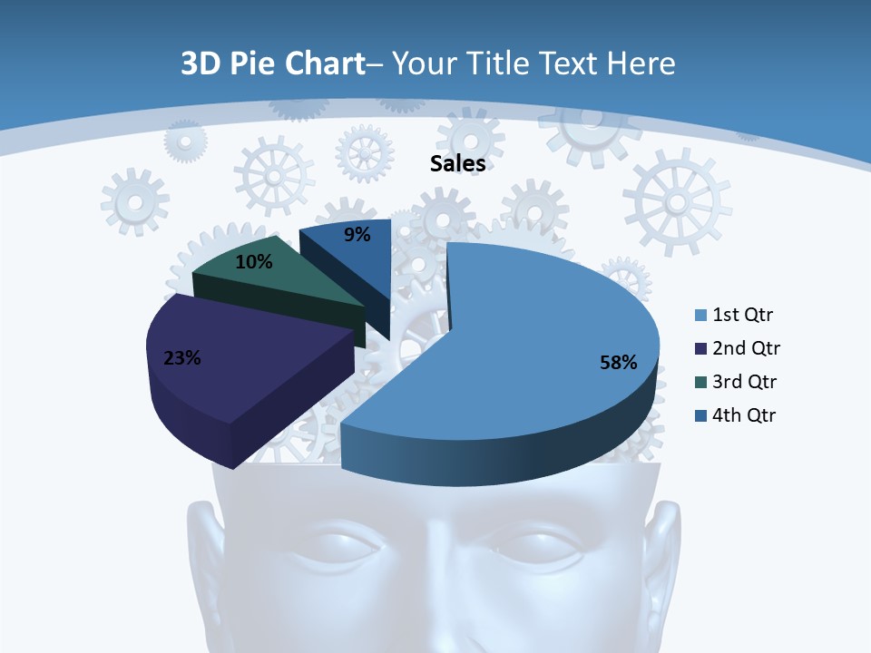 Isolated Classroom Cloud PowerPoint Template