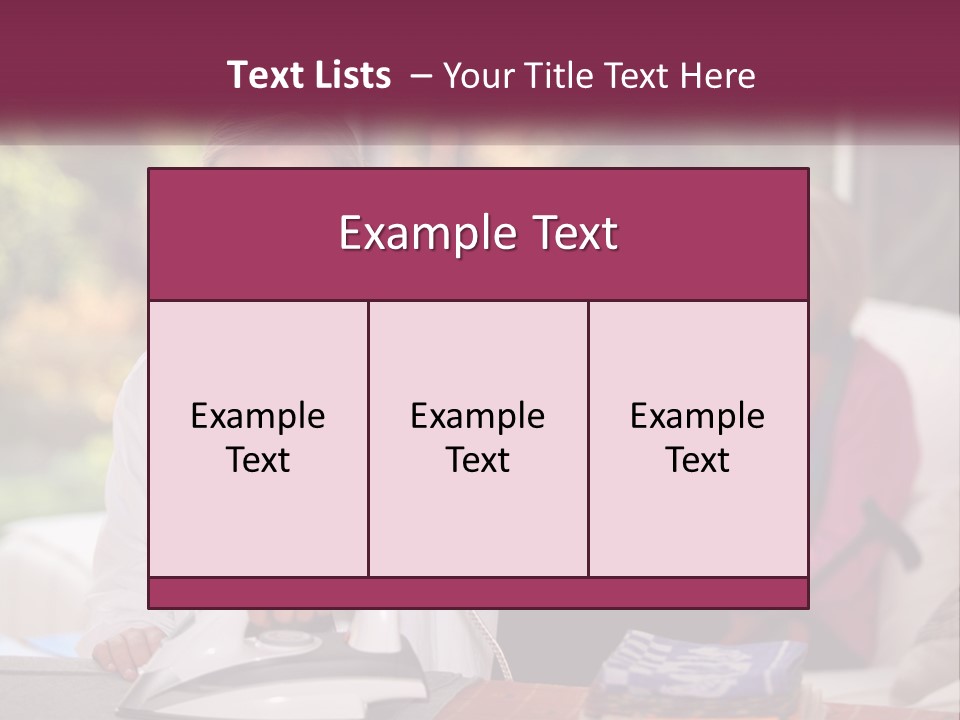 Young Interior Care PowerPoint Template