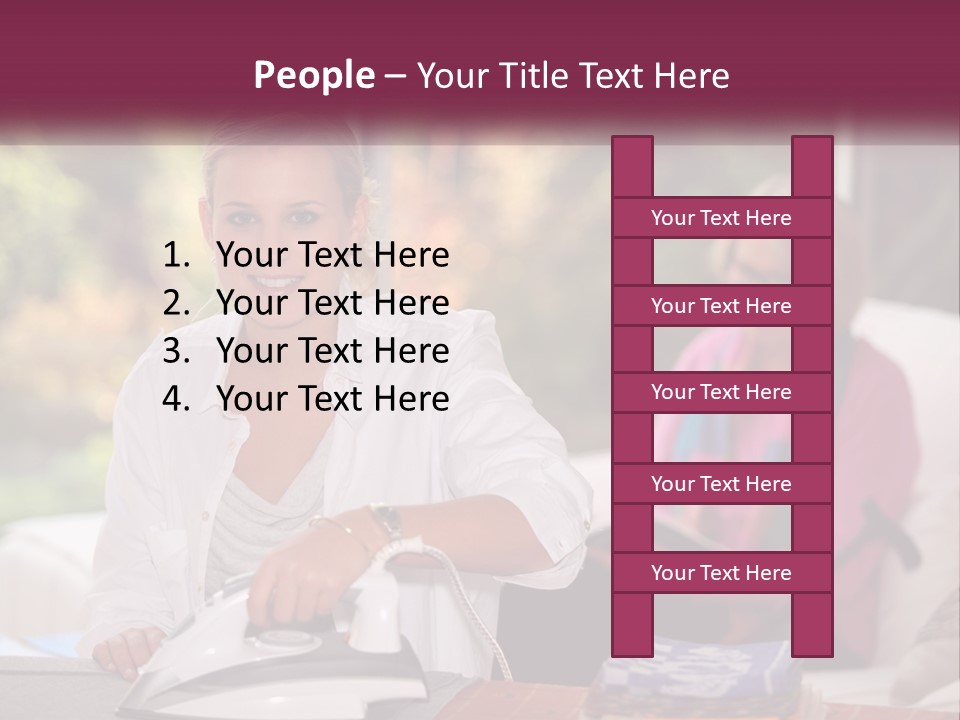 Young Interior Care PowerPoint Template