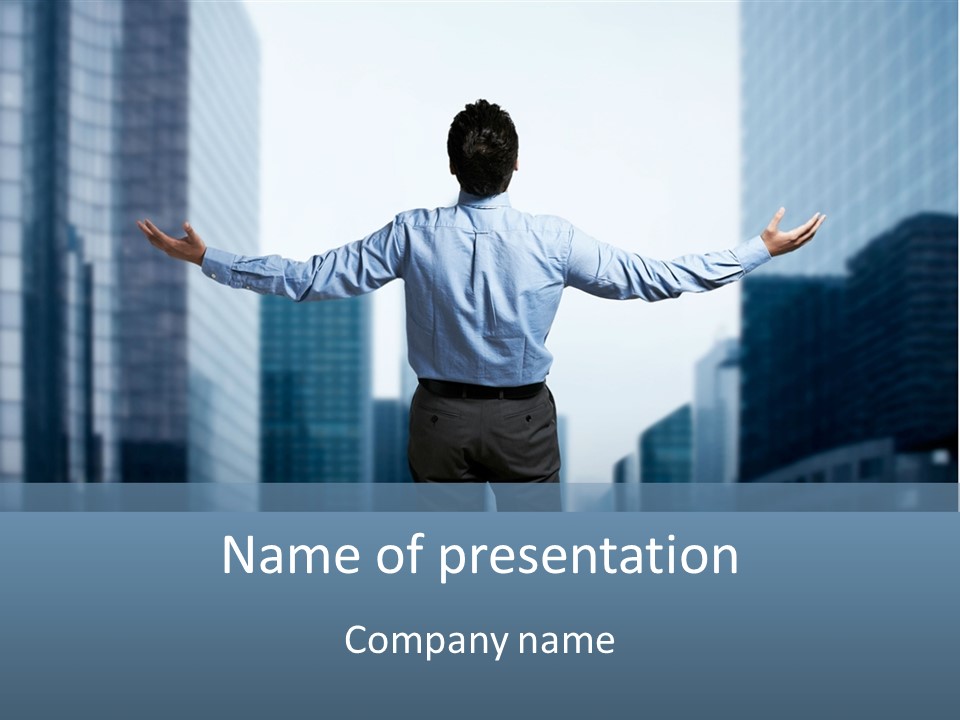 Manager Businessman Finance PowerPoint Template