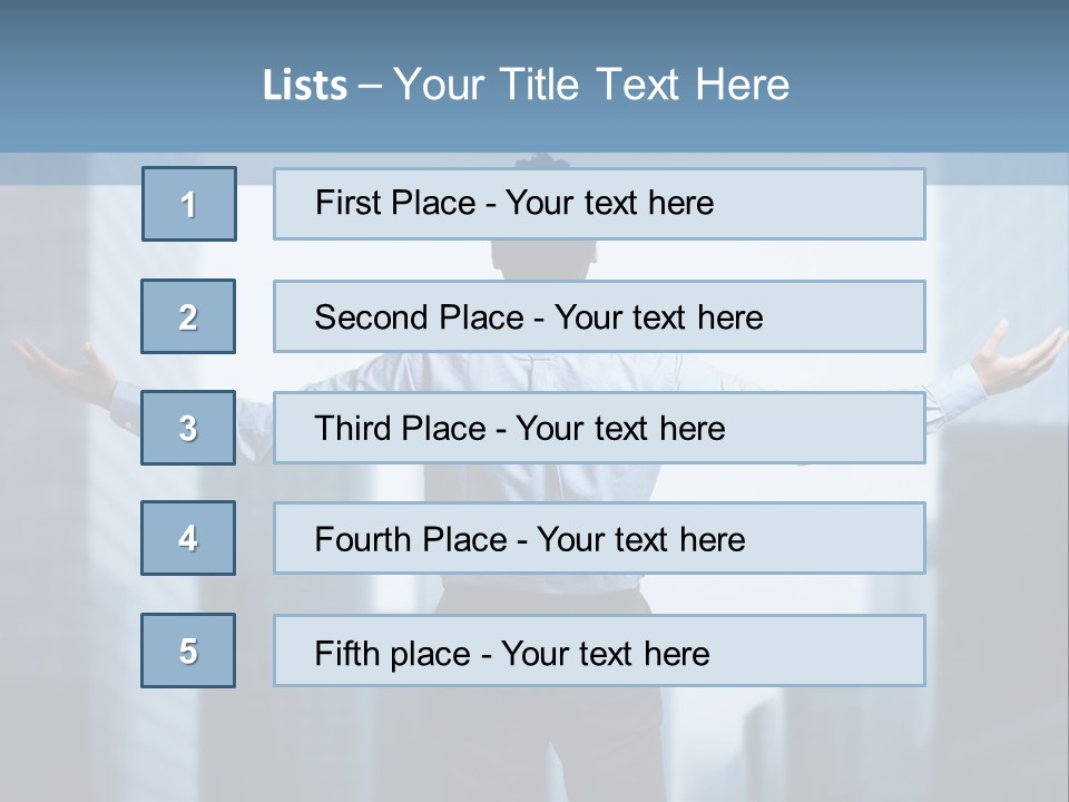 Manager Businessman Finance PowerPoint Template