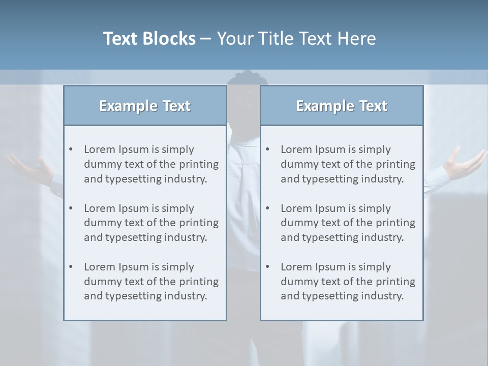 Manager Businessman Finance PowerPoint Template