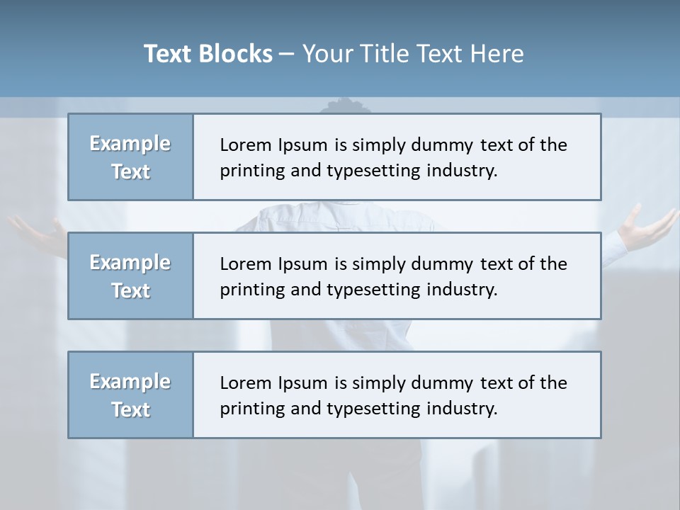 Manager Businessman Finance PowerPoint Template