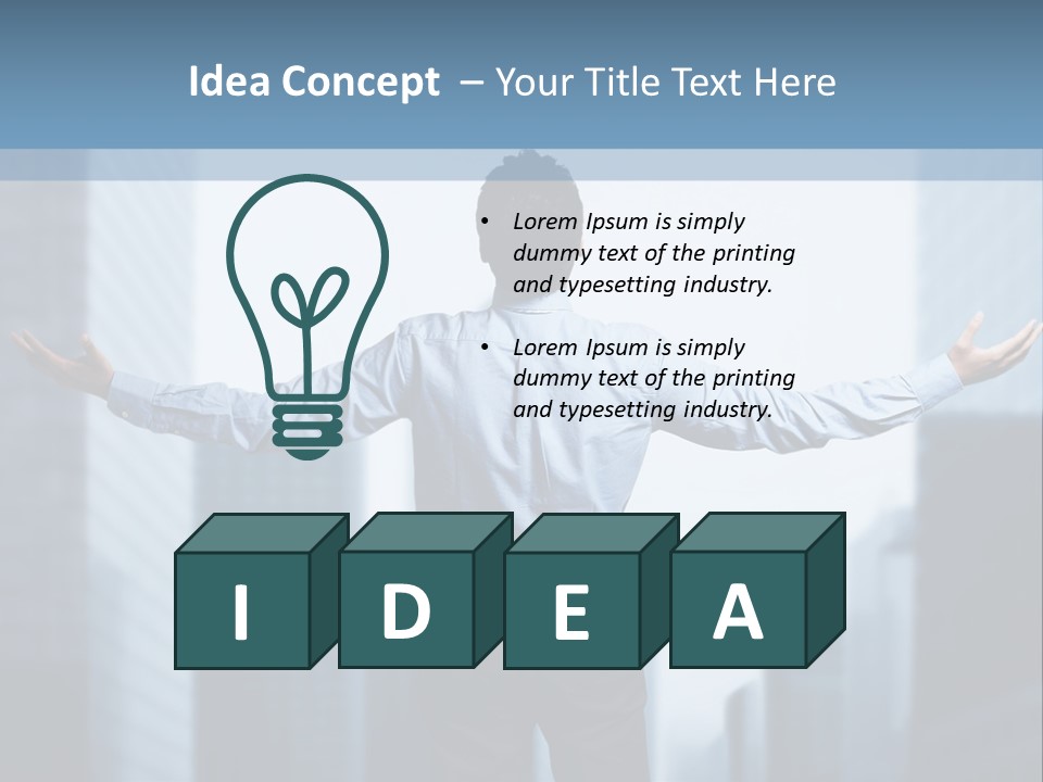 Manager Businessman Finance PowerPoint Template