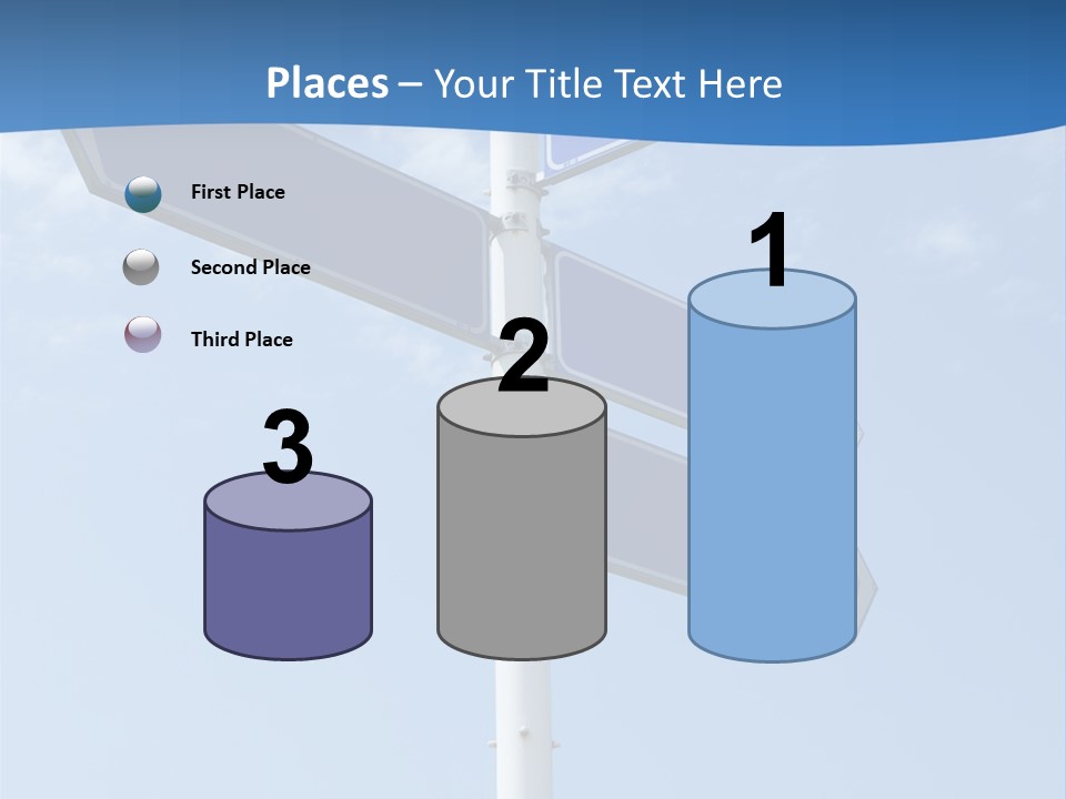 Variation Direction Sign PowerPoint Template