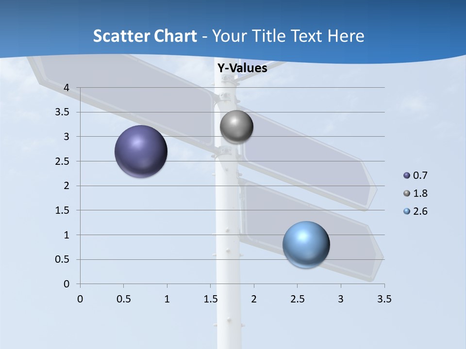 Variation Direction Sign PowerPoint Template