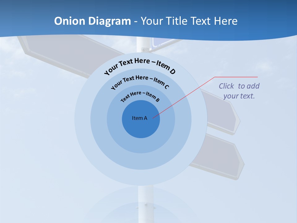 Variation Direction Sign PowerPoint Template