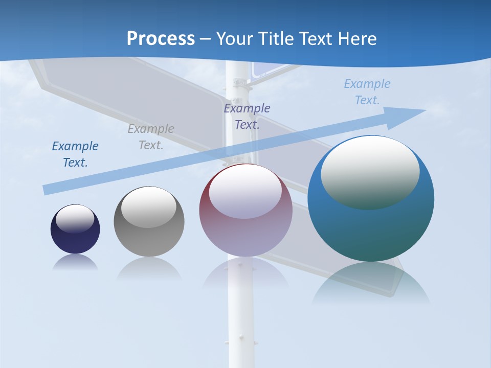 Variation Direction Sign PowerPoint Template