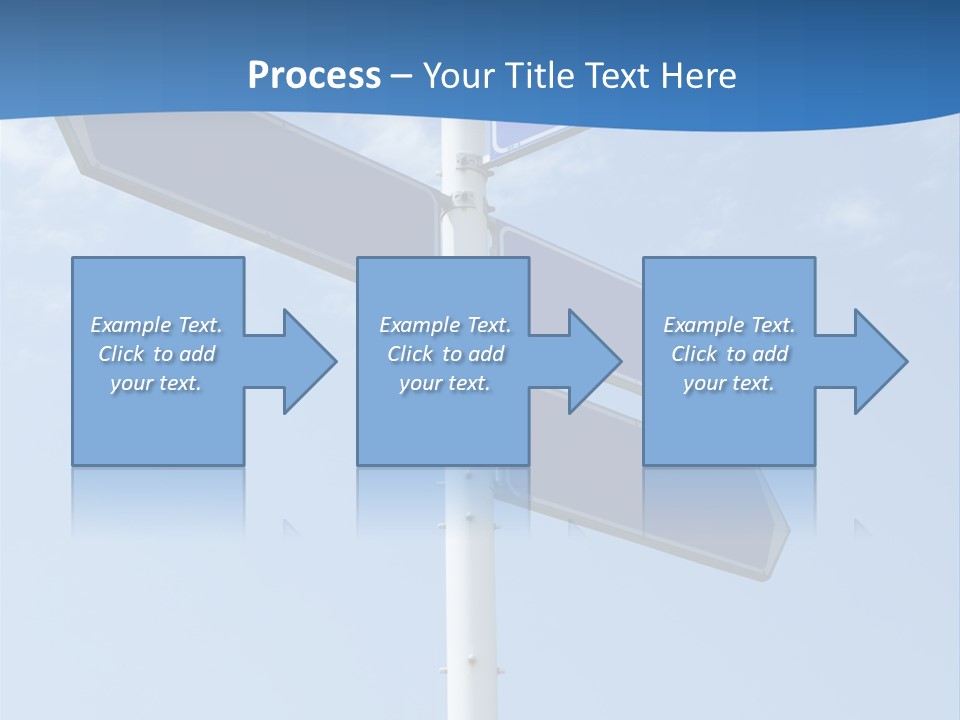 Variation Direction Sign PowerPoint Template