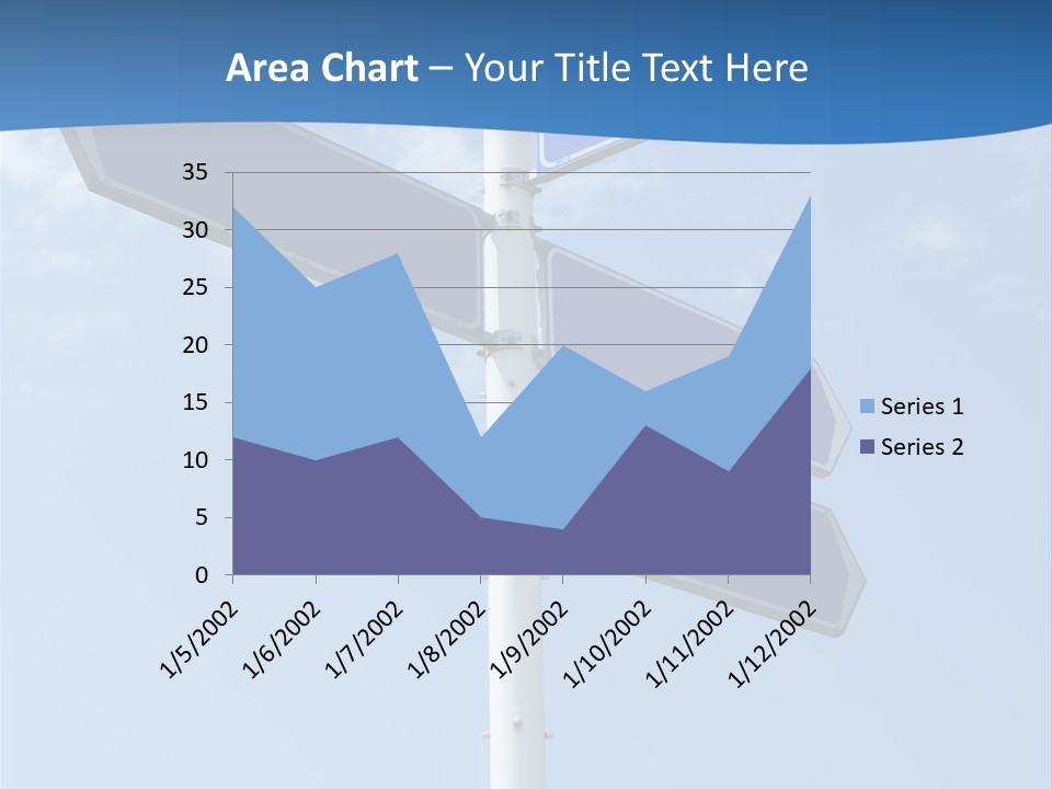 Variation Direction Sign PowerPoint Template