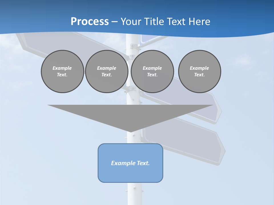 Variation Direction Sign PowerPoint Template