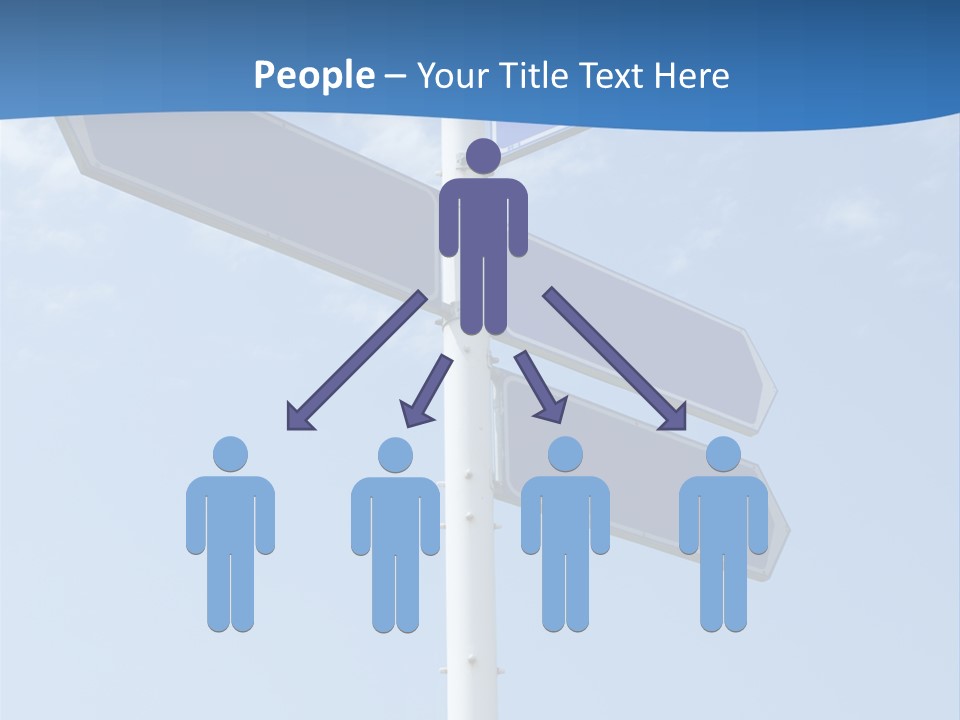 Variation Direction Sign PowerPoint Template