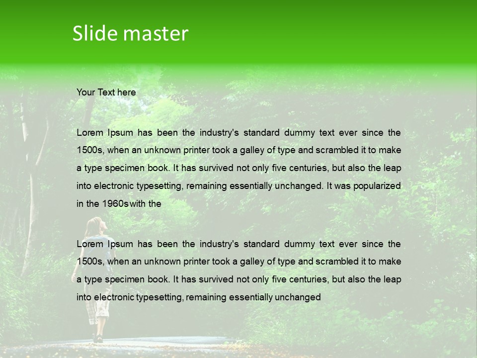 Way Shoes Alone PowerPoint Template