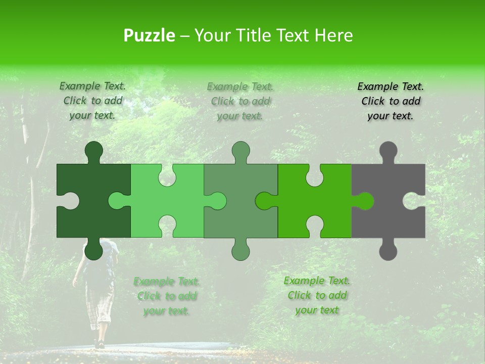 Way Shoes Alone PowerPoint Template