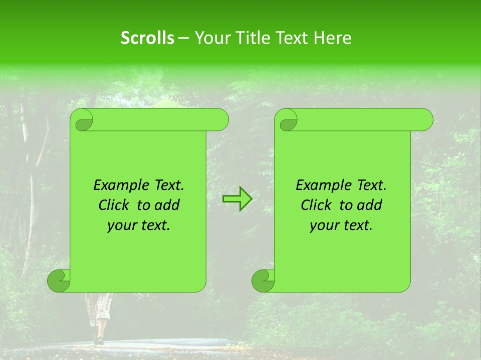 Way Shoes Alone PowerPoint Template