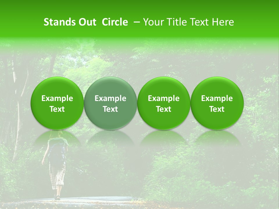 Way Shoes Alone PowerPoint Template