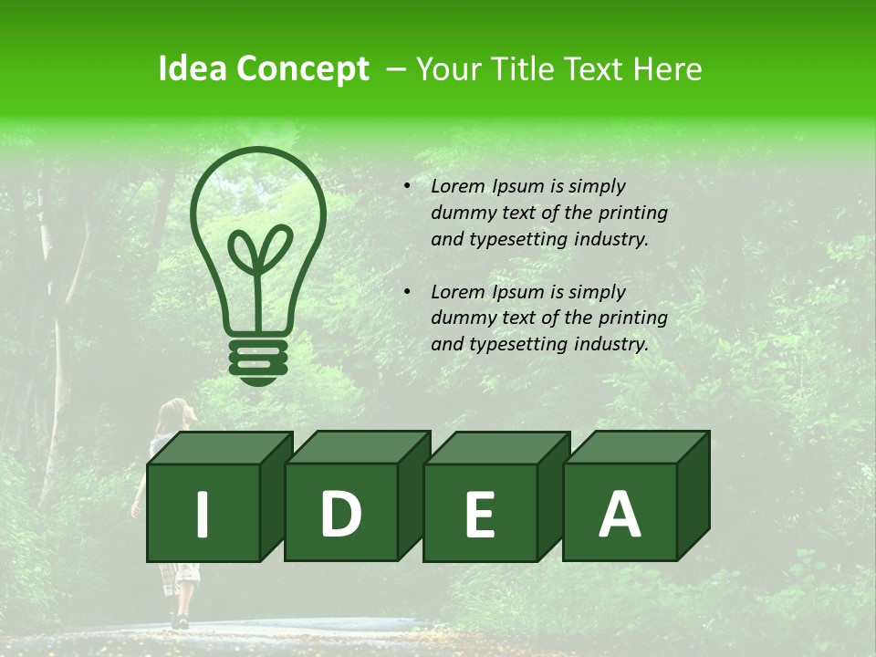 Way Shoes Alone PowerPoint Template