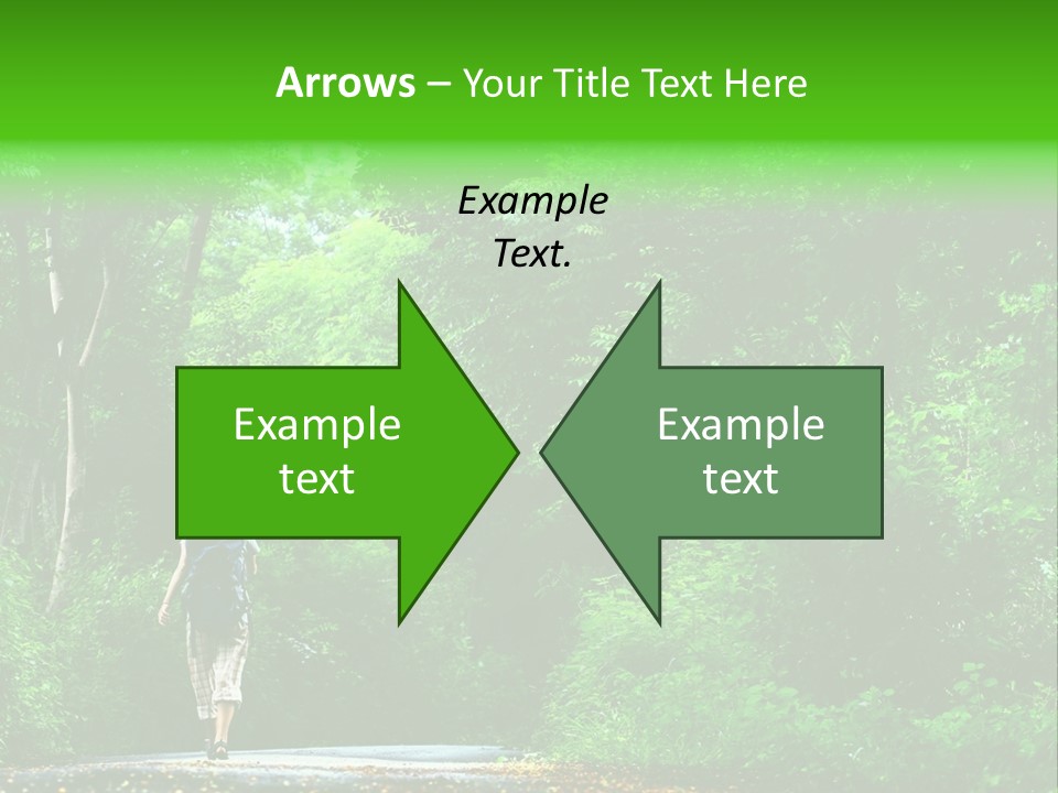 Way Shoes Alone PowerPoint Template