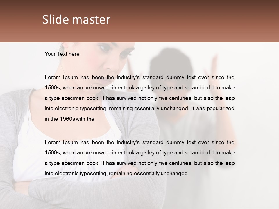 Boyfriend Problem Different PowerPoint Template