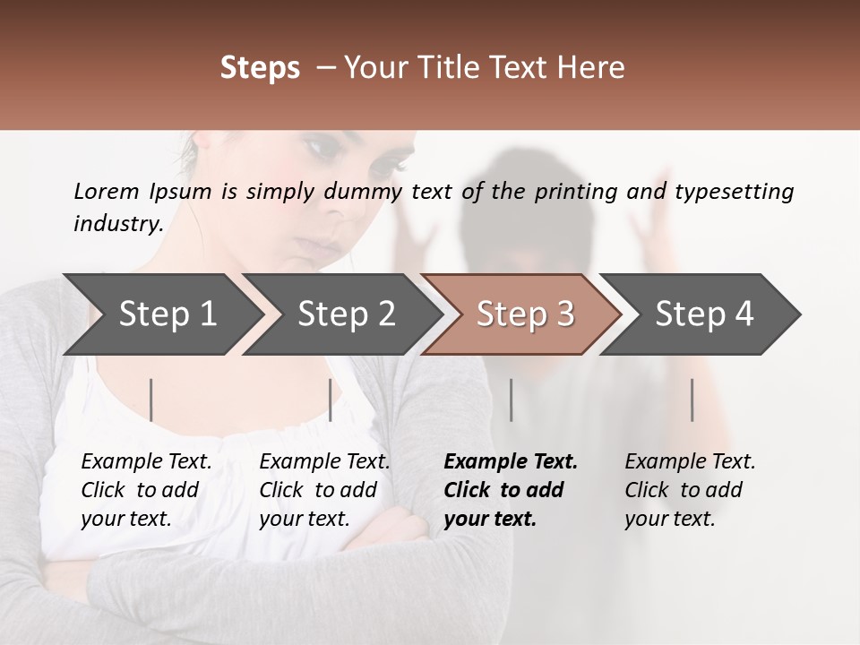Boyfriend Problem Different PowerPoint Template